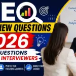 SEO Interview Question Answer 2026: Top Questions Asked by Interviewers