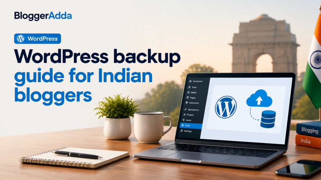 WordPress backup guide for Indian bloggers featured poster