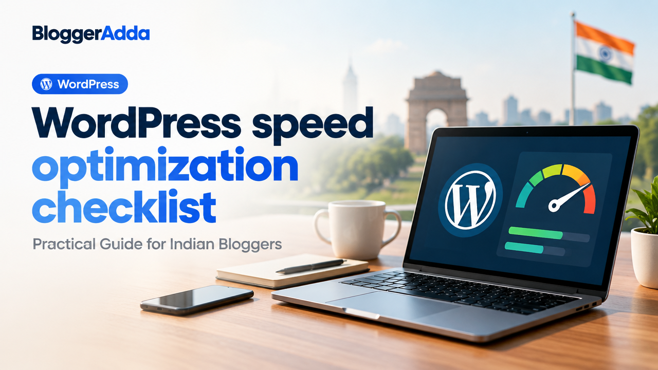 WordPress speed optimization checklist featured poster